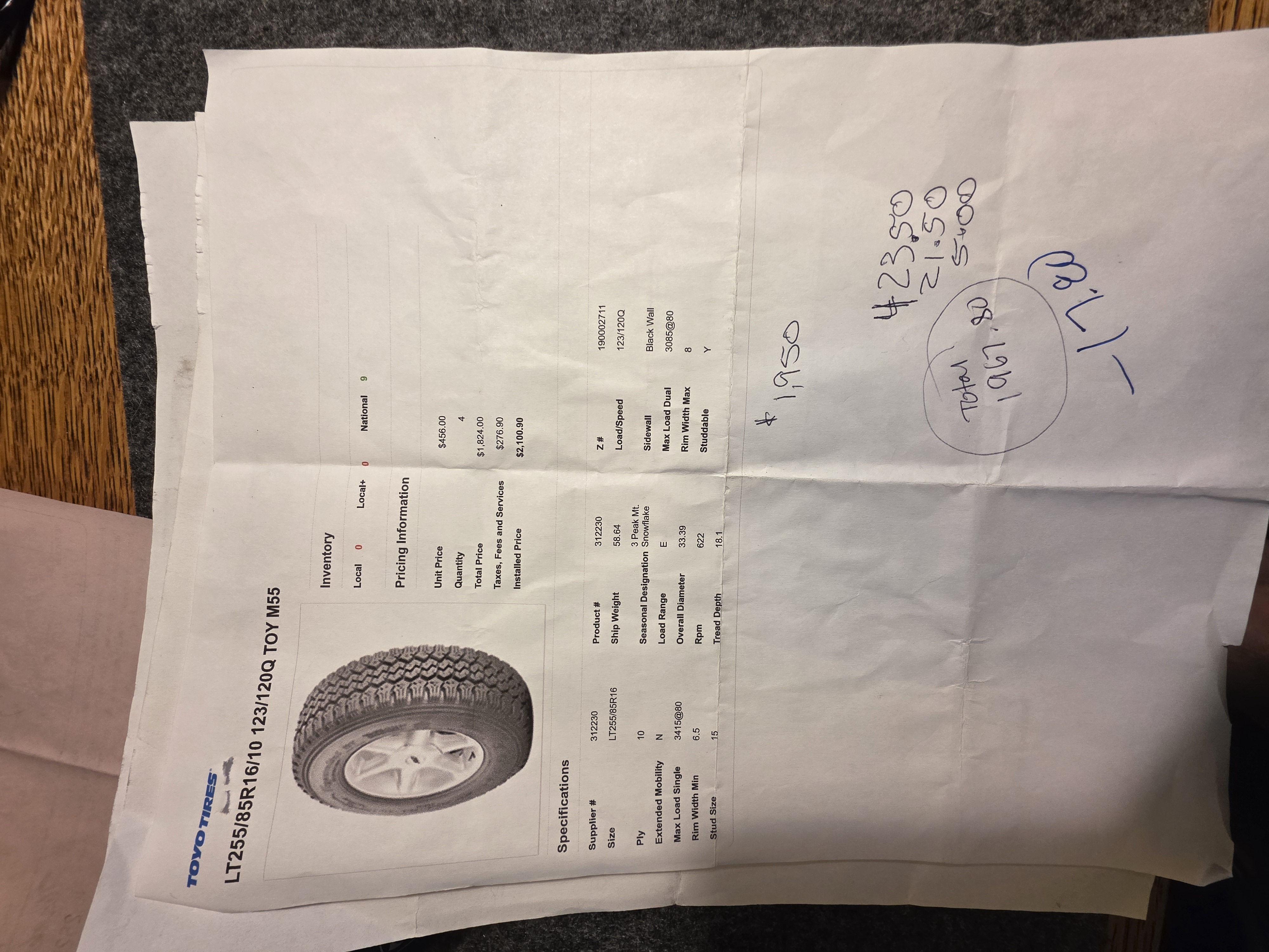 Service record 1