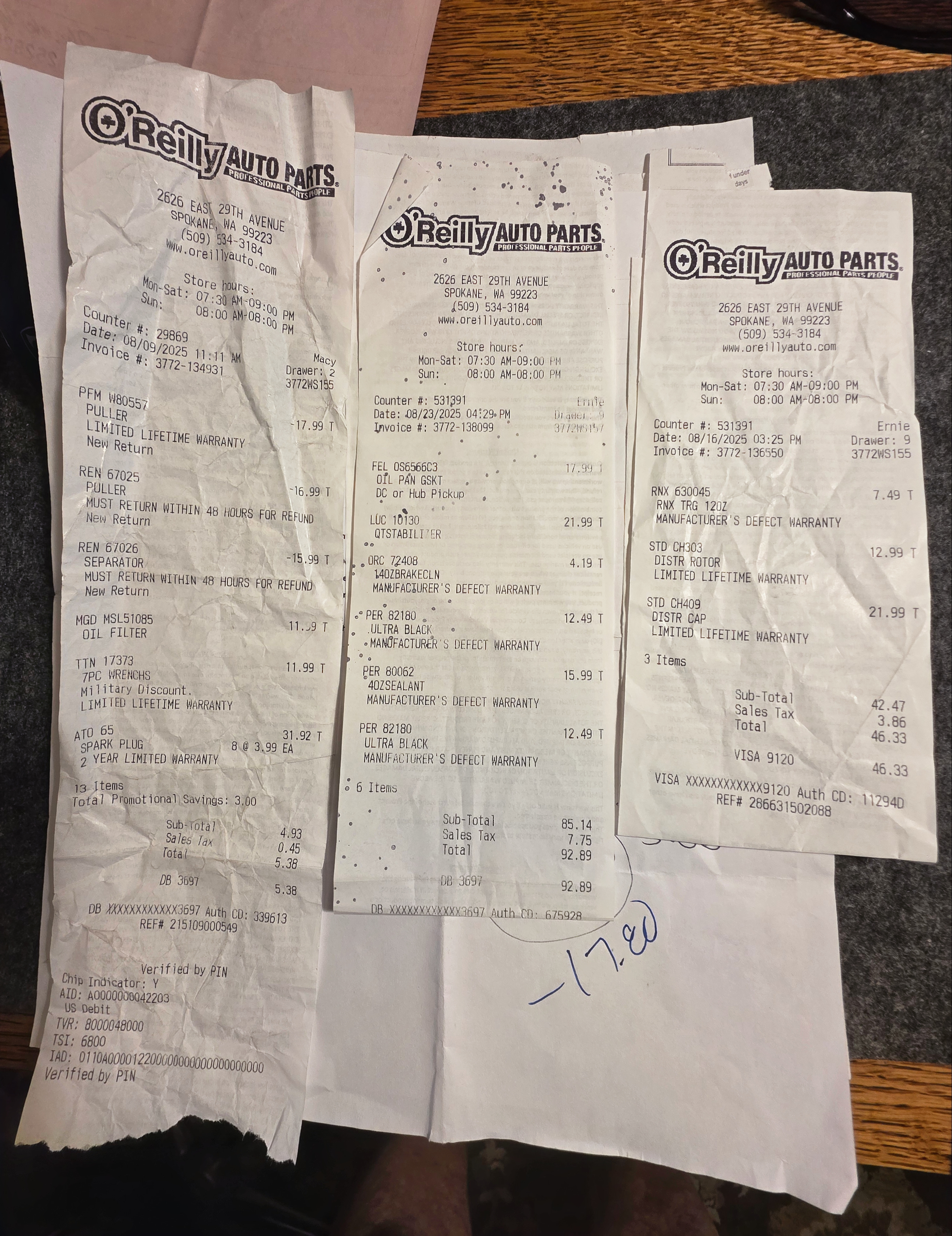 Service record 2