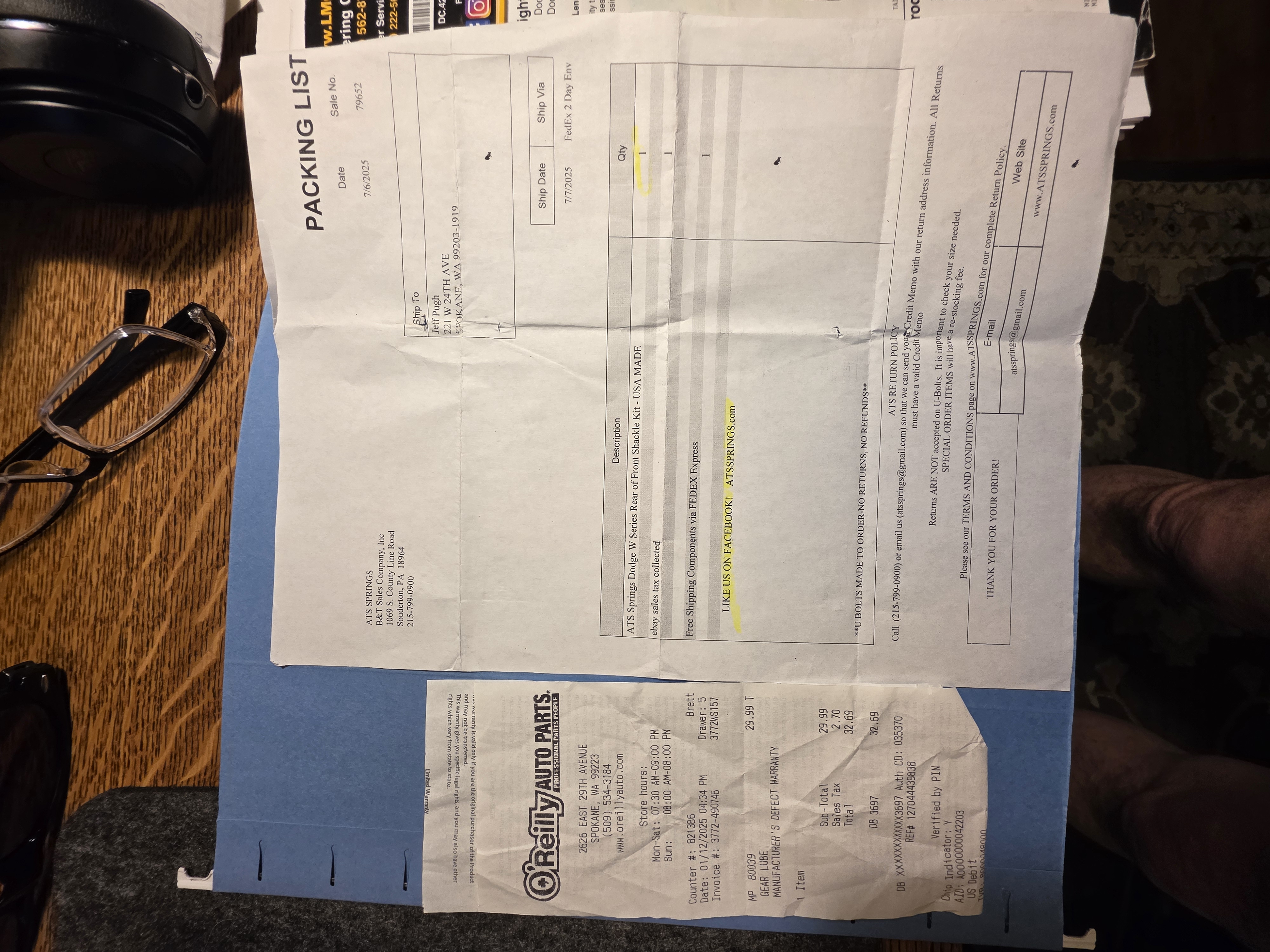 Service record 22