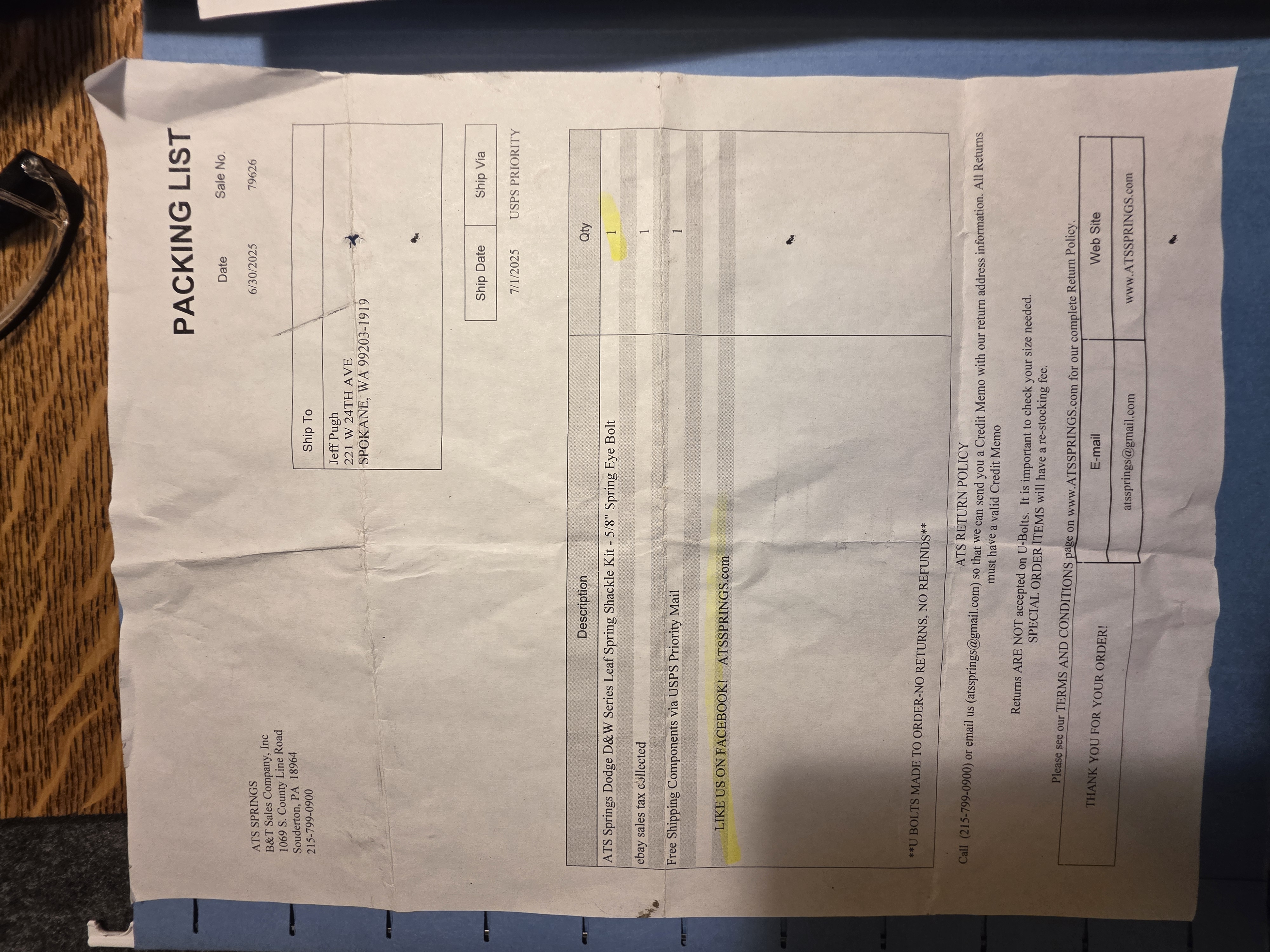 Service record 23