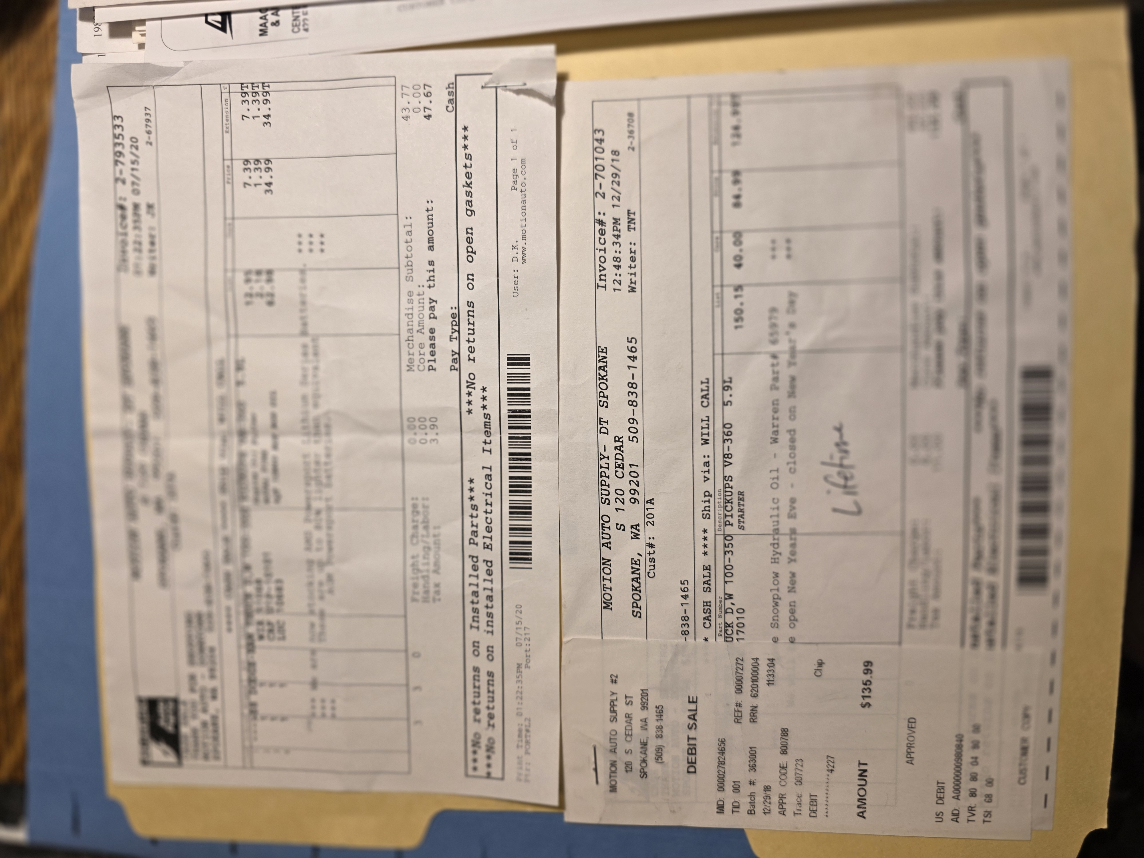 Service record 45