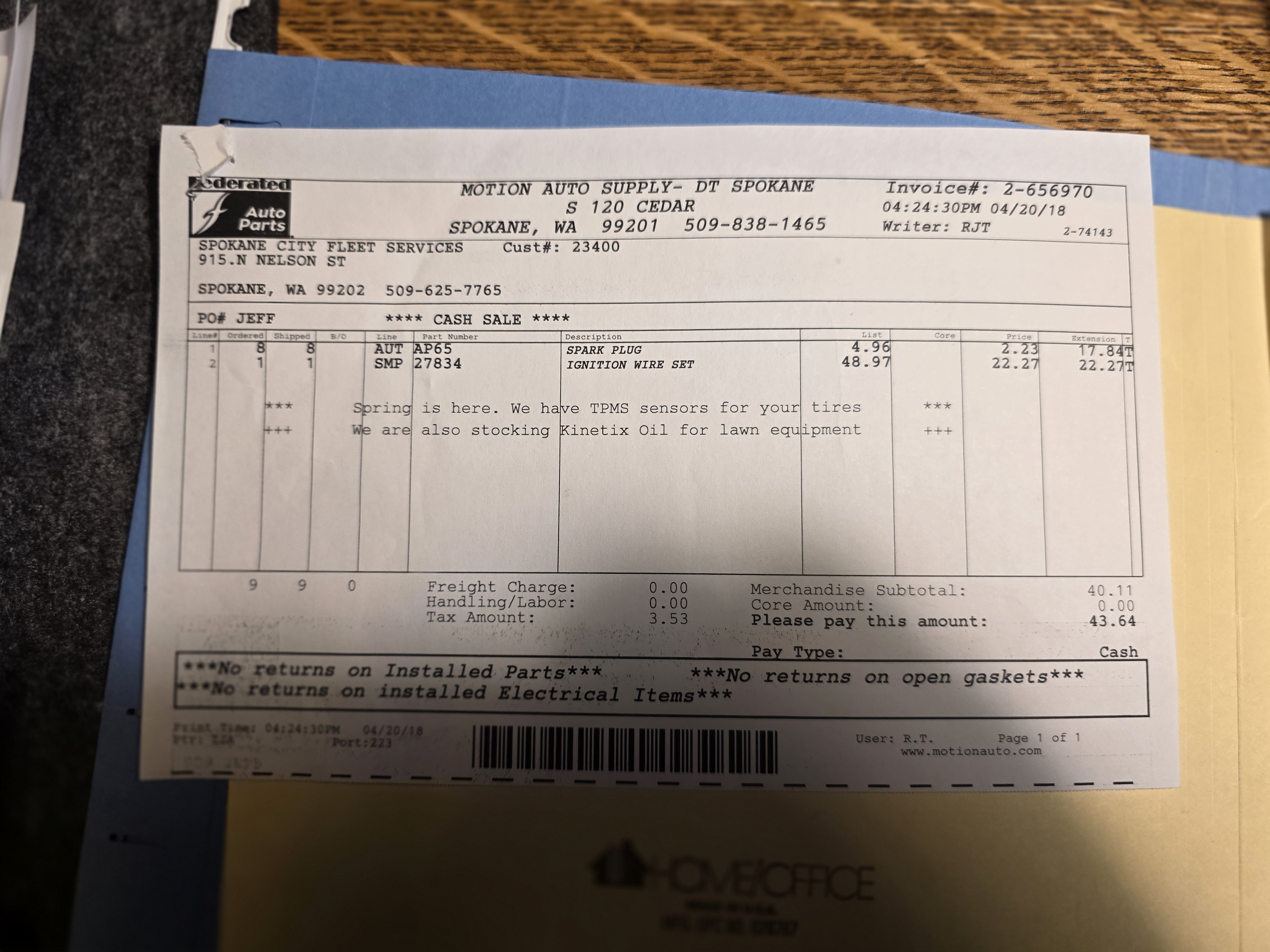 Service record 47