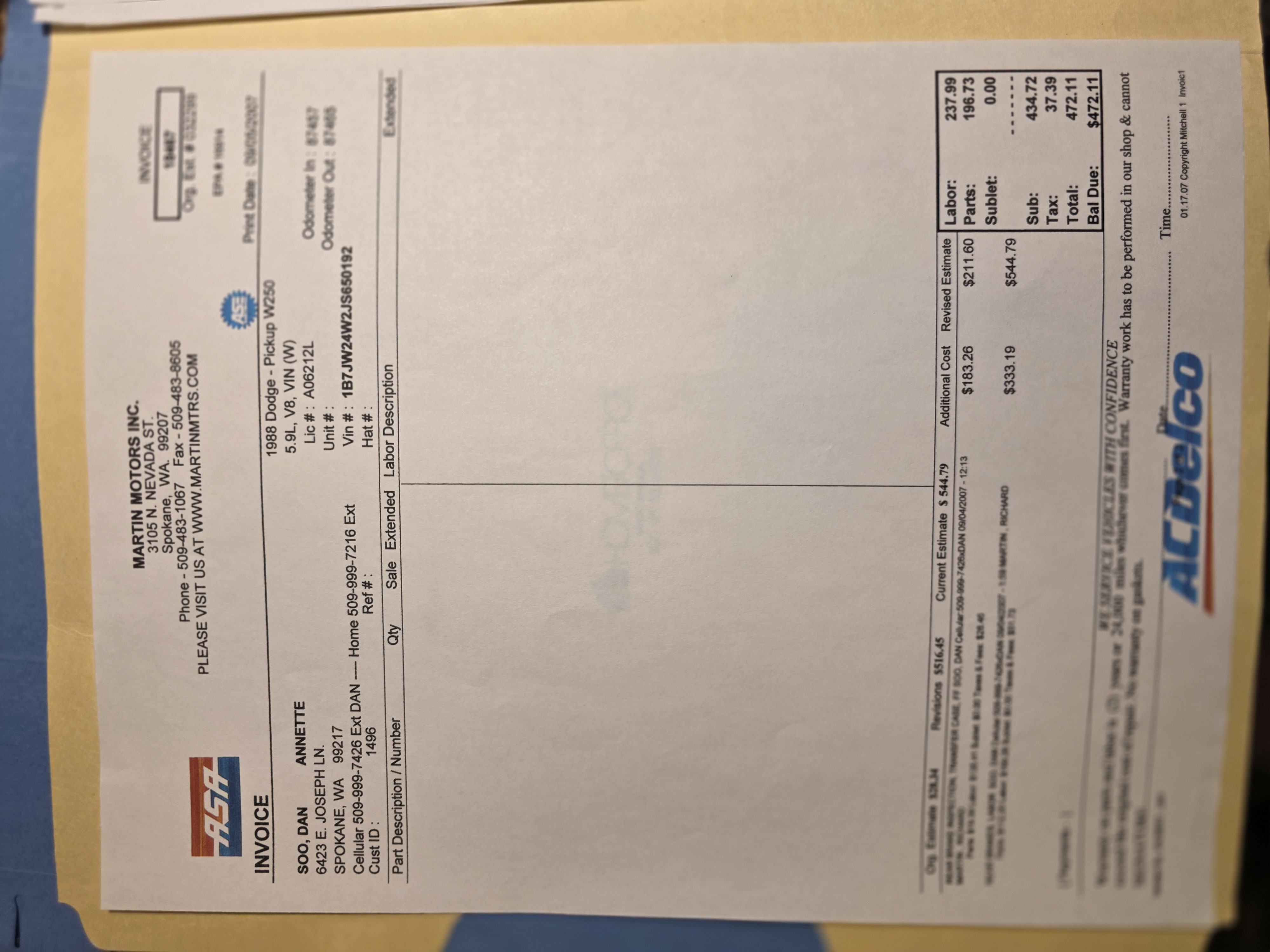 Service record 56