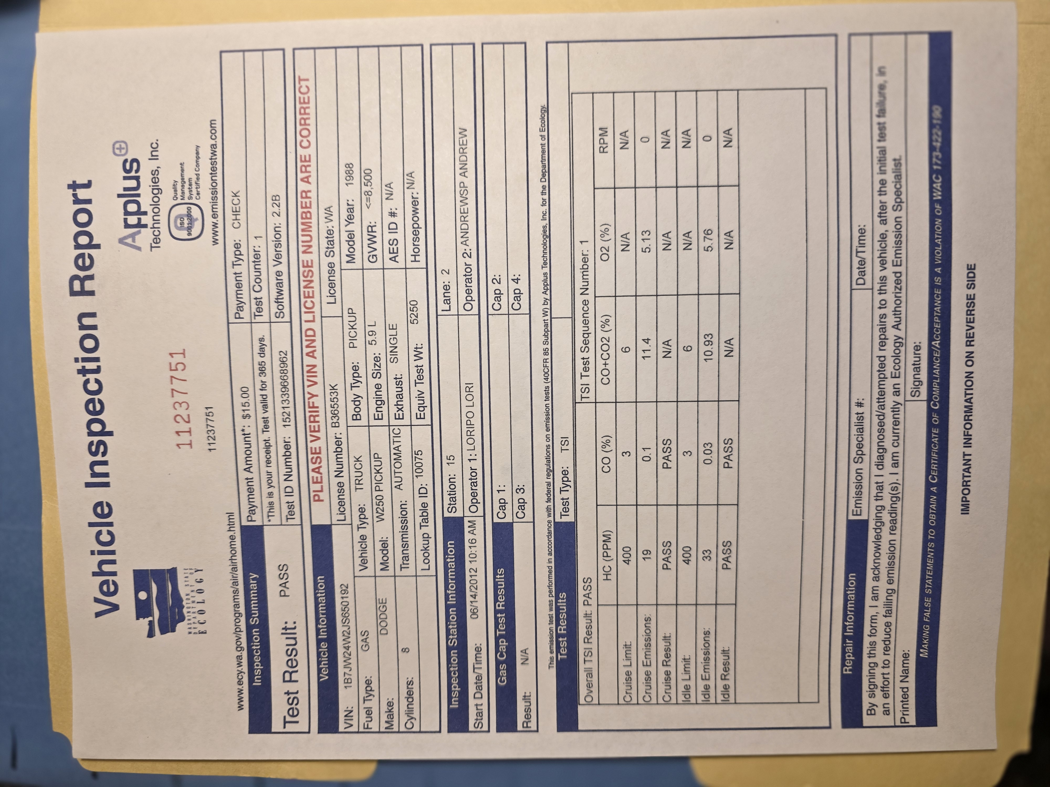 Service record 64