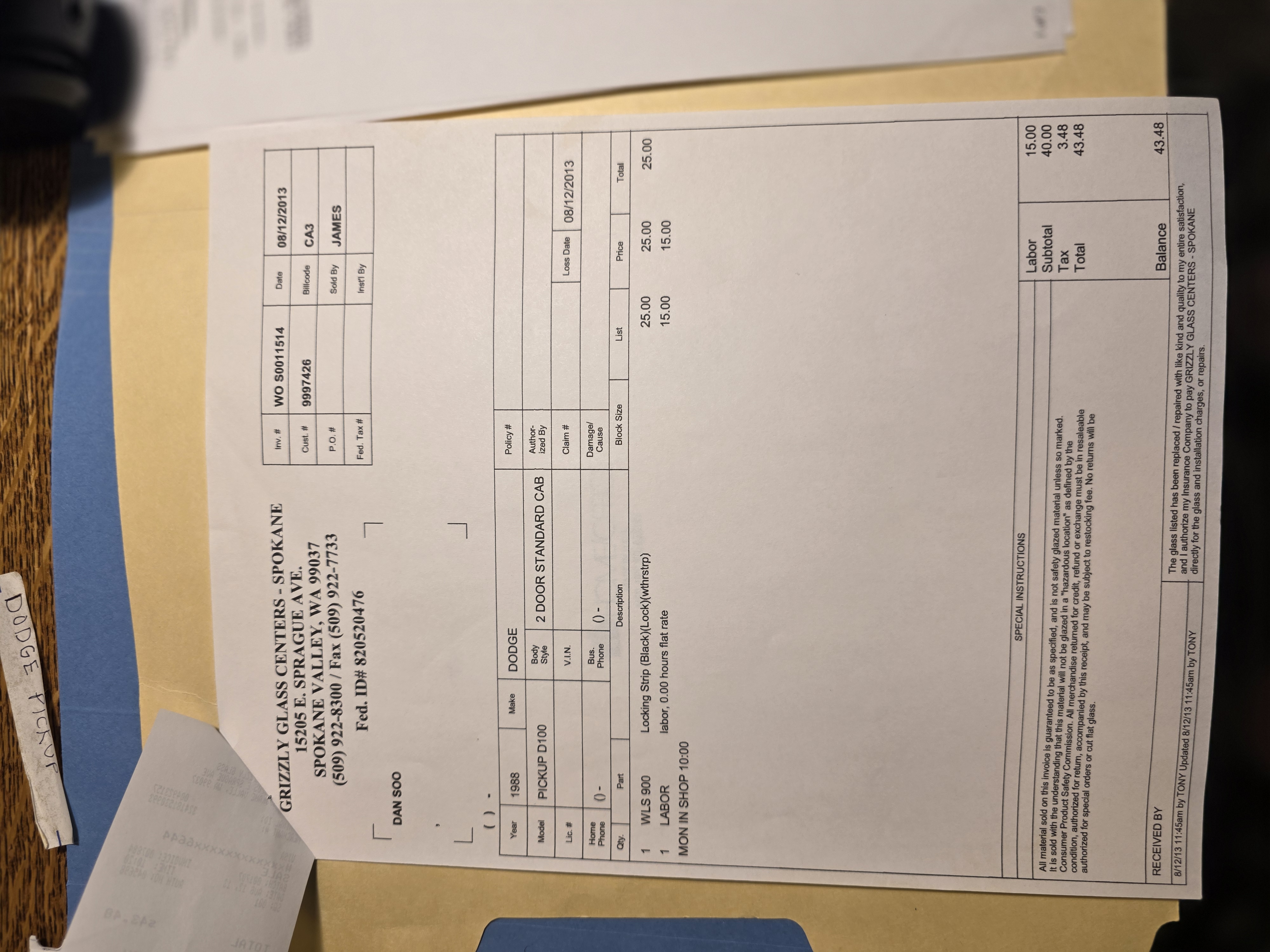 Service record 65